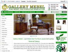 Tablet Screenshot of gallerymebel.com